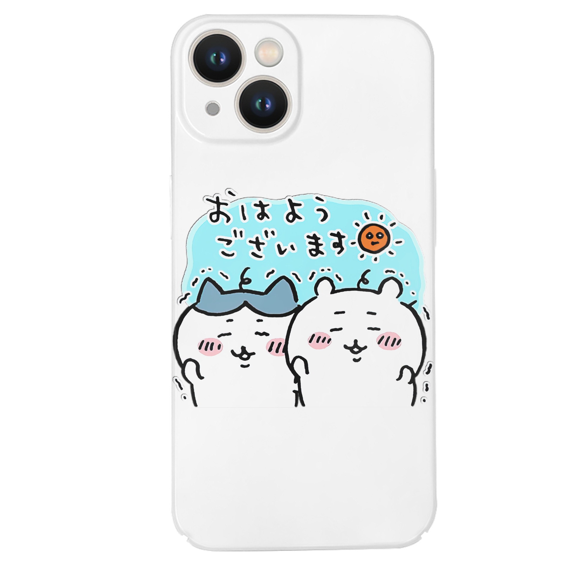 （画像用） ちいかわ ハチワレ Chii-kawa hachiware 【iPhone 14シリーズ対応】ハードケース